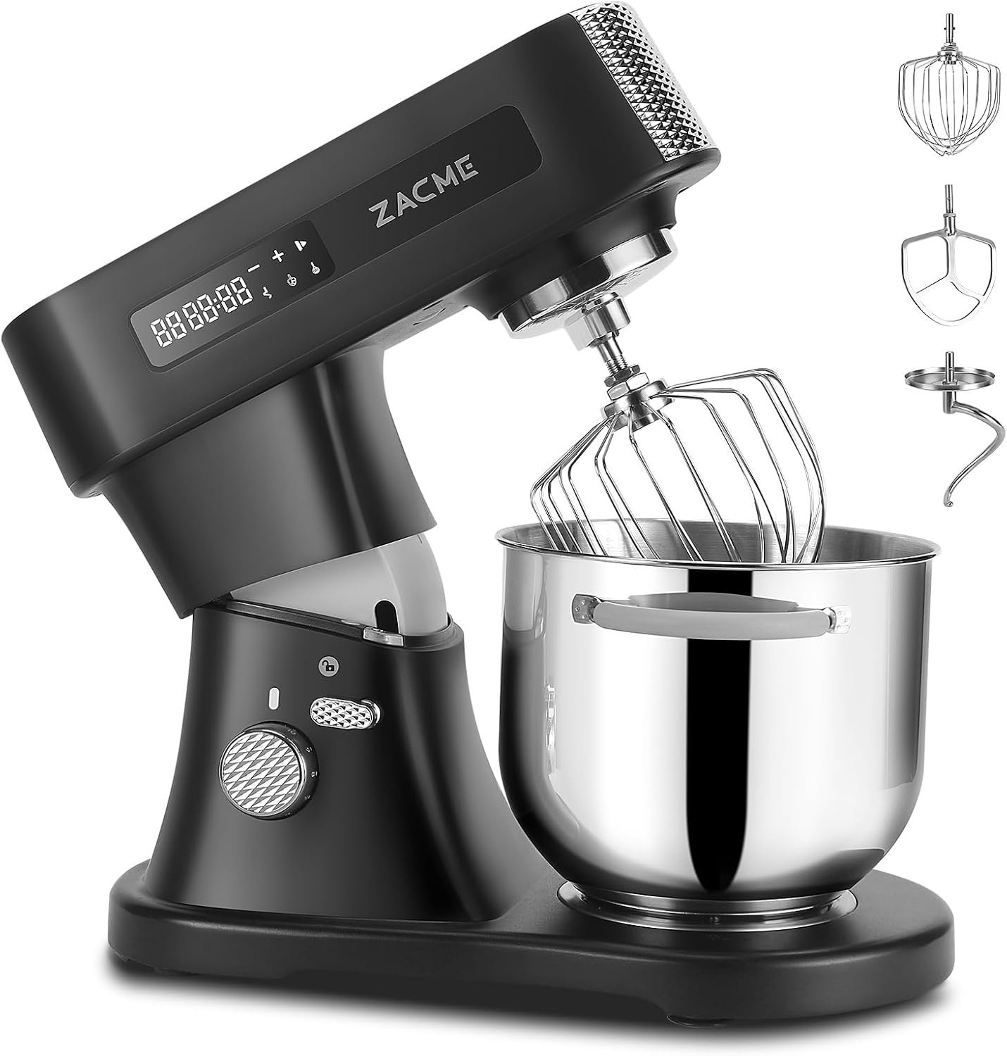 4. ZACME 7.4QT Household Stand Mixer 800W