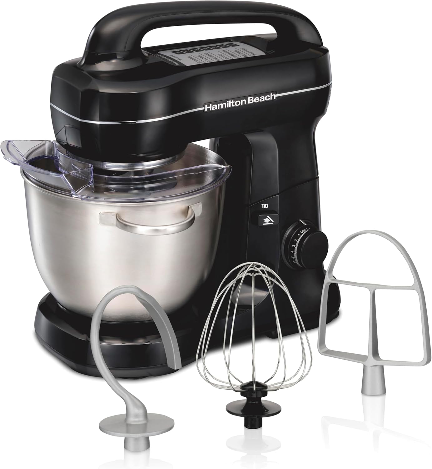 7. Hamilton Beach Electric Stand Mixer, 4 Quarts