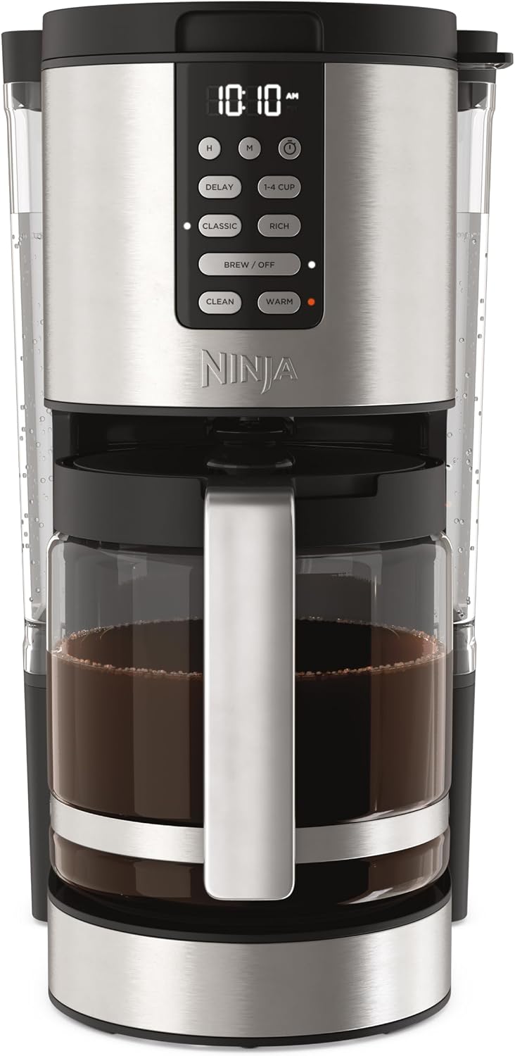 4. Ninja XL Pro 14-Cup Programmable Coffee Maker DCM201 – Best Large Capacity
