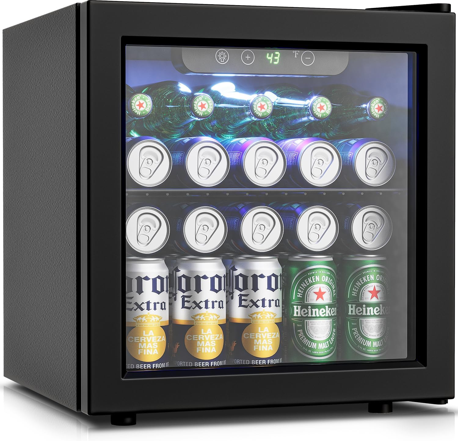 Feelfunn Beverage Refrigerator Cooler – 50-can